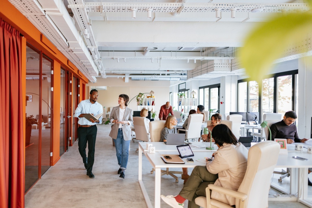 inside of an office