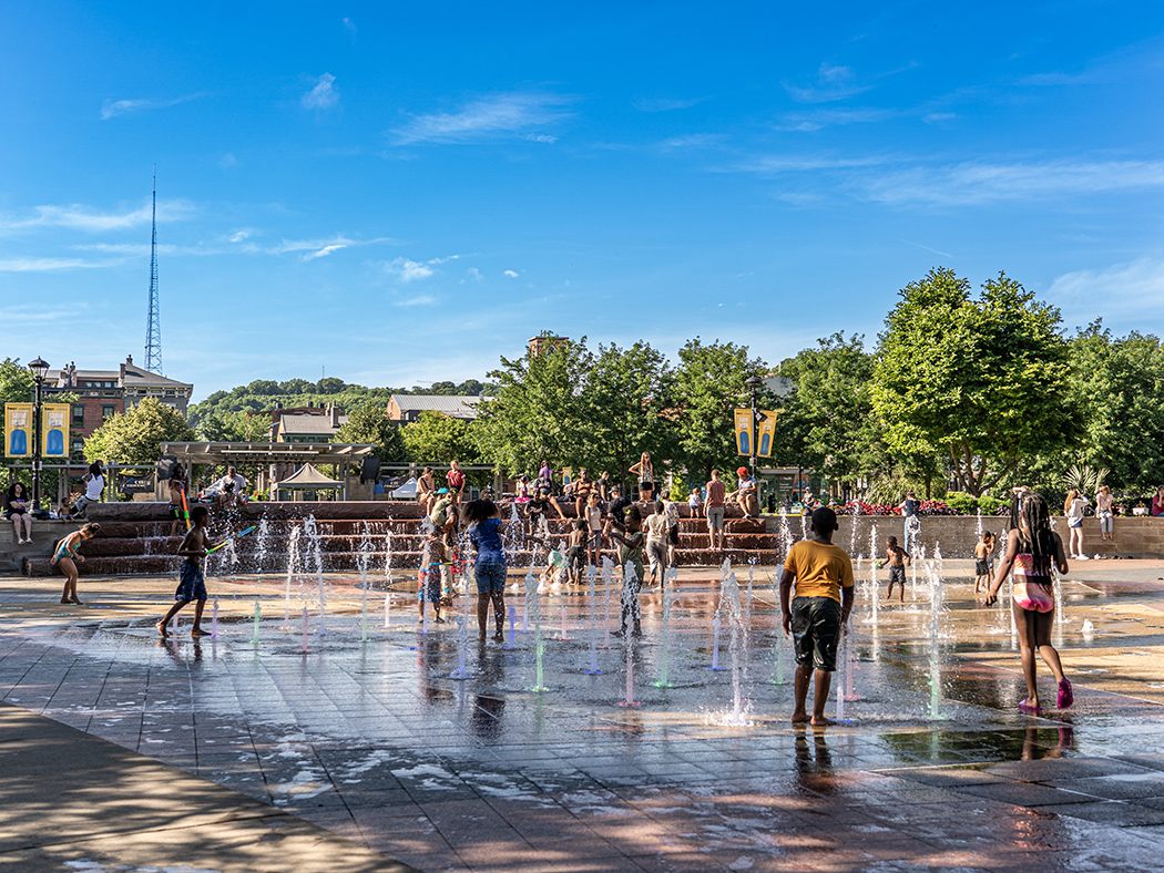 Kids at Washington Park