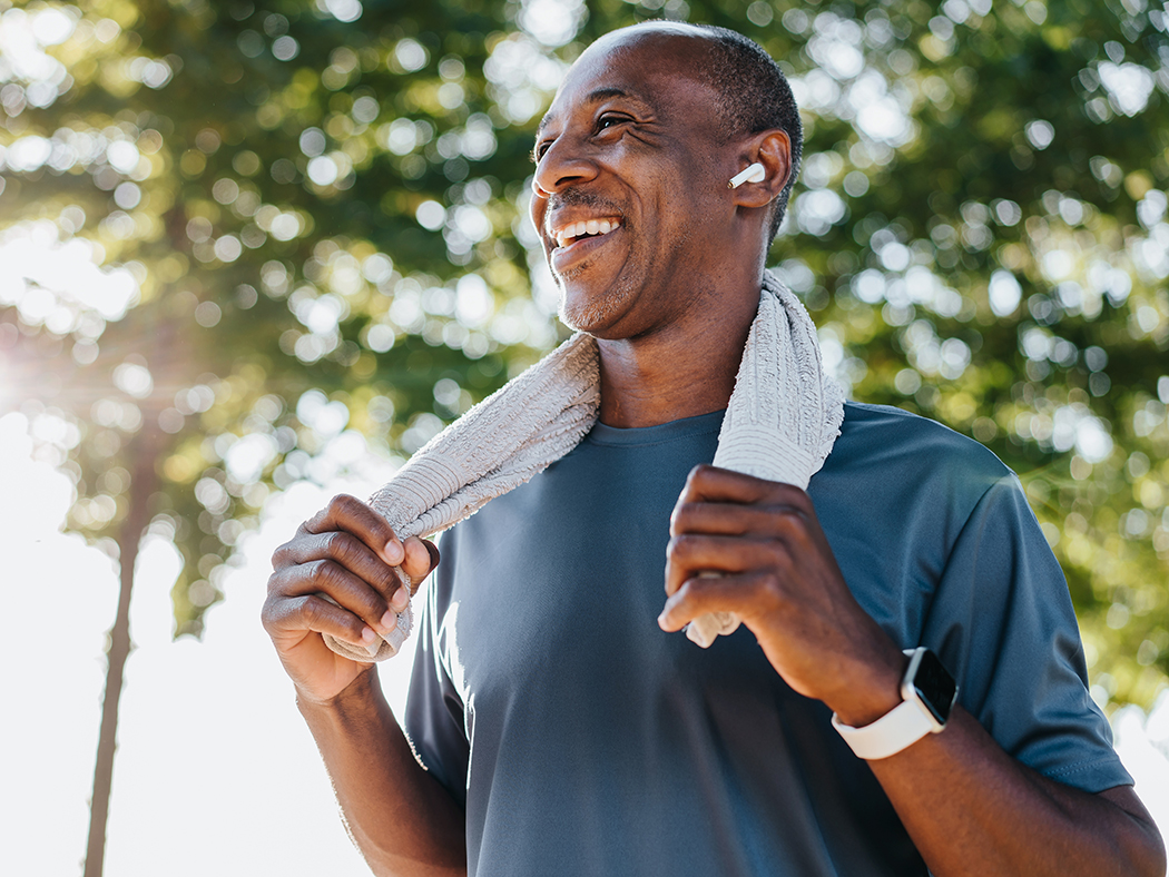 Man exercising