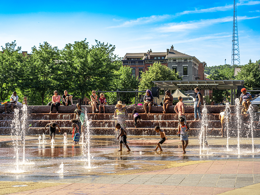 Kids in Washington Park